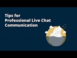 Tips for Professional Live Chat Communication