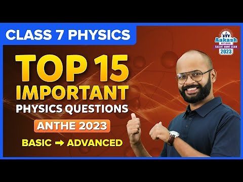 Top 15 Important Physics Questions for ANTHE 2023 | Register Now | Class 7 | Science | BYJU'S