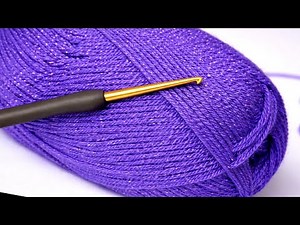 One of my favorite patterns. Only 2 rows. Easy crochet stitch.