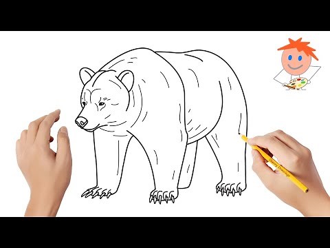 How to Draw a Grizzly Bear (Realistic) | Step by Step Tutorial