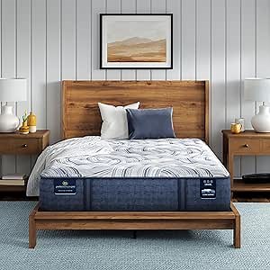 Serta Perfect Sleeper Pro - Kensington 13" Medium Queen Latex Hybrid Mattress - 5 Support Zones and Cooling Tech for Premium Hybrid Comfort - 100 Night Trial, CertiPUR-US Certified