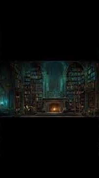 Preview - Hidden Hearth Library 📚 Secret Shelves & Flickering Firelight Ambience