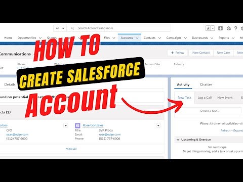 How to Create Customer Account in Salesforce | Customer Account in Salesforce