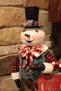 Handmade Snowman Doll, Christmas Gift, Primitive Snowman, Frosty, Winter Doll - Etsy