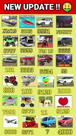 All New Cheat Code 💥🤑 In indian Bike Driving 3D new update code part 167 #viral#gaming#short