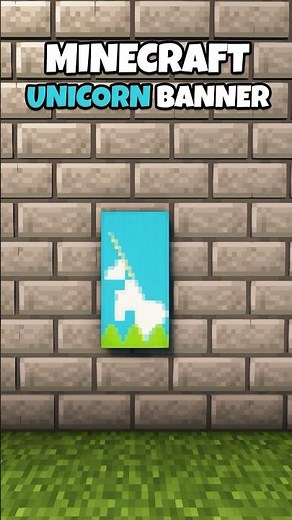 Minecraft Unicorn Banner 🦄