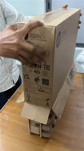 Unboxing HP Display and keyboard mouse. #hp #pc #unboxing