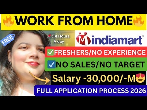 🔥 Work From Home Job for Freshers | Full Application Detail | Apply Now | 12 pass Graduate jobs WFH