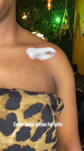 Collar Bone Tattoos: Ideas for Women and Girls