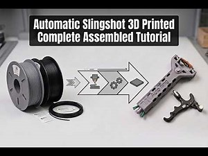 3D Printed Automatic Slingshot – Complete Assembly Guide | Open-Source Build