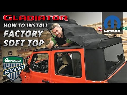 How to Install a Mopar Soft Top on a Jeep Gladiator JT