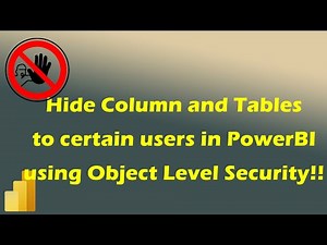 Restrict access to sensitive information in PowerBI using OLS | MiTutorials