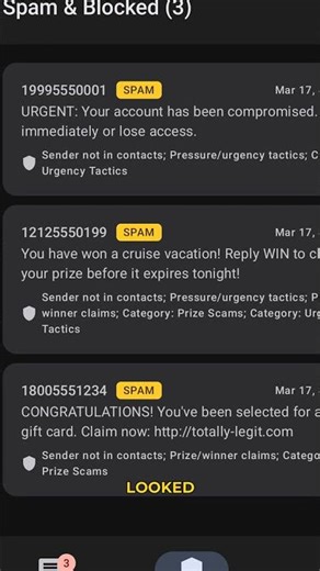 Zero Spam After Install #antispam #spam #sms