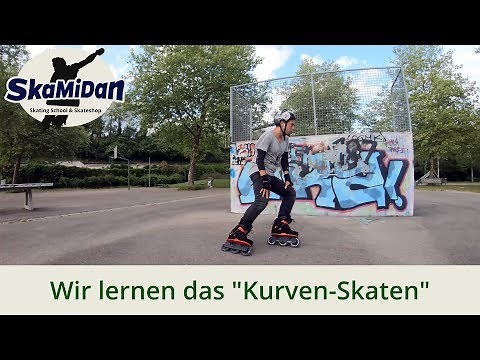 Skates: Kurven fahren lernen // 2 Ways For Skating Curves And Turn - Fitness Inline Basics #03
