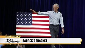 1.8K views · 42 reactions | Former Pres. Barack Obama's #MarchMadness brackets are here. One of the U.S.’ most famous basketball fans is sharing his #FinalFour picks — and winners. | CBS Mornings | Facebook