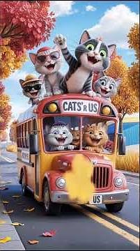 The Kitty School Bus Trip! 🐱🚌 Fun With Friends