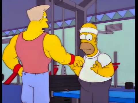 Simpsons - Homer goes to the Gym