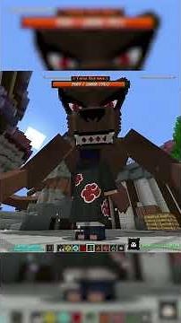 Limitless cursed technique in our Naruto Minecraft smp!