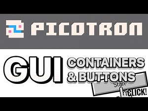 Picotron GUI: Buttons and Containers are easy! (Part 1)