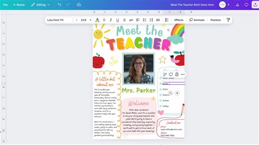 Meet the Teacher Template, Editable Meet the Teacher, Get to Know Your Teacher, Meet Your Teacher Kindergarten Letter, Teacher Introduction - Etsy