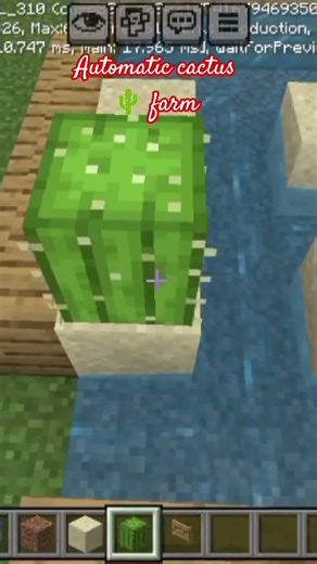 How to make automatic cactus 🌵 farm in minecraft #minecraft #viral #trendingshortsminecraft#survival