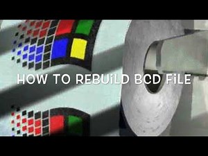 Repair BCD File windows 8 or 10, Fix flashing cursor, fix none booting Windows 10