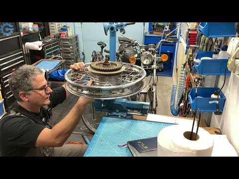 Motorcycle wheel dish - truing tip