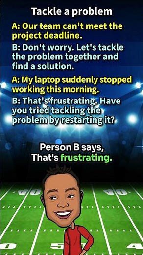 "Tackle a problem": What does it mean in English? [ ForB English Lesson ] #shorts