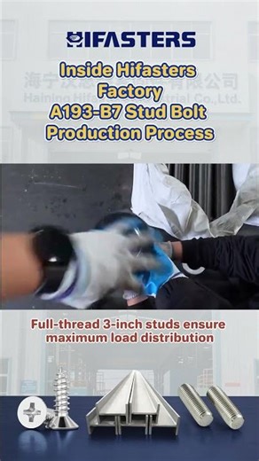 Inside Hifasters Factory | A193-B7 Stud Bolt Production Process