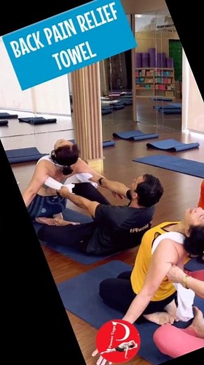 Back pain reliever using only Towel