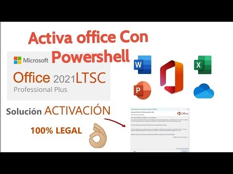 Activación de office Con Power Shell (MÉTODO 2)