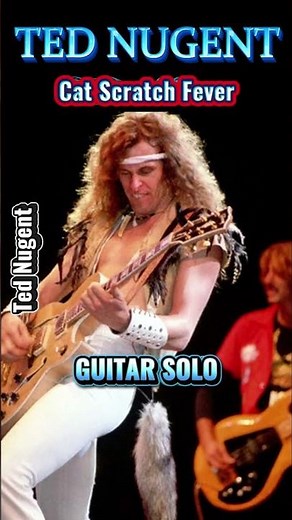 🎸TED NUGENT: Cat Scratch Fever *GUITAR SOLO*🔥