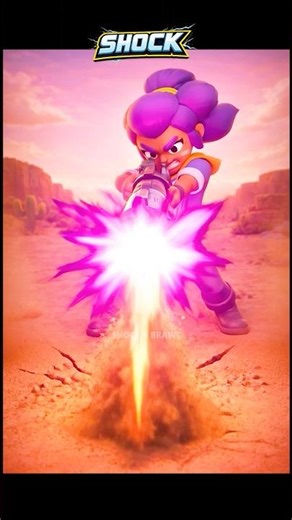 I Made Shelly Using Ai!!😱🔥 #brawlstars #supercell