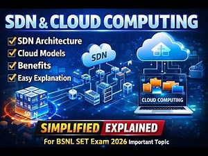SDN Explained |BSNL SET Exam 2026 | Control Plane vs Data Plane | Flow Table & OpenFlow #exam #video