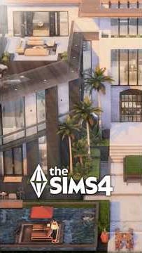 Modern Luxury Mansion | The Sims 4 Stop Motion Build | No CC #sims4 #thesims4 #sims4build