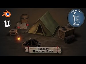 3DT Fantasy Forest Camp Environment Pack for Blender & Game Design | 3D Asset Pack