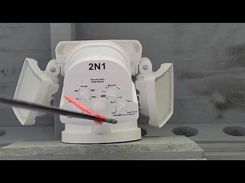 Motion detector security light stays on, not working as expected.