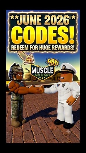 NEW Muscle Military Codes (June 2026) 🤯 #shorts #roblox