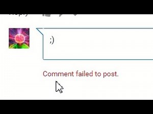 Fixing Comment Failed to Post on YouTube - Windows Bulletin