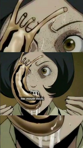 Creepy Junji Ito Story: The Slug Girl Nightmare 🐌 #shorts