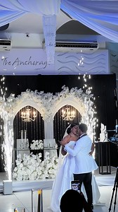 When it comes to setting the PERFECT scene for your first dance @soundresource868 has you covered! 😉 #soundresource #fairytalefirstdance #specialeffects #epicweddings #teamsrtt #teamsr #weddinglighting #weddingdj | Sound Resource DJ and Lighting Company