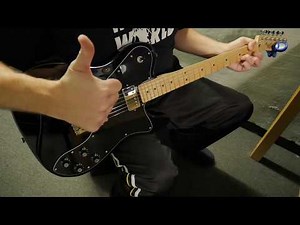 2010 Squier Custom Telecaster Setting String Height Action Setup
