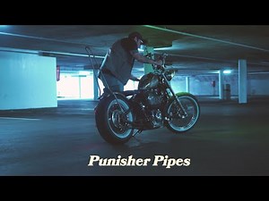 Honda Shadow VLX 600 Custom Chopper | Punisher Exhaust Sound Clip | FULL [LOUD]