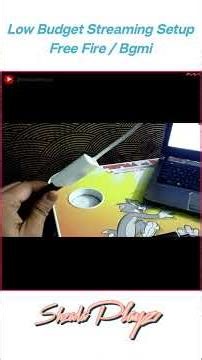 Low Budget Streaming Setup Free Fire/Bgmi 4k 60fps #gaming #streeming #pcsetup