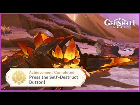 Press the Self-Destruct Button! | Hidden Achievement | v5.5 Guide | Genshin Impact