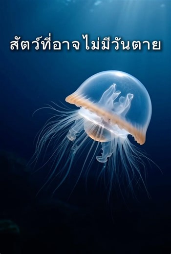#jellyfish #animals #ai #beginer #sea #neverdie #แมงกะพรุนอมตะ
