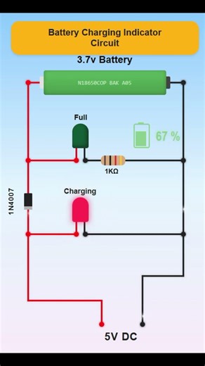How to Build a Simple Battery Charging Circuit 🛠️ #shorts