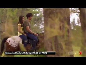 Josh and Evie's first kiss: Home and Away 1st July, 2014