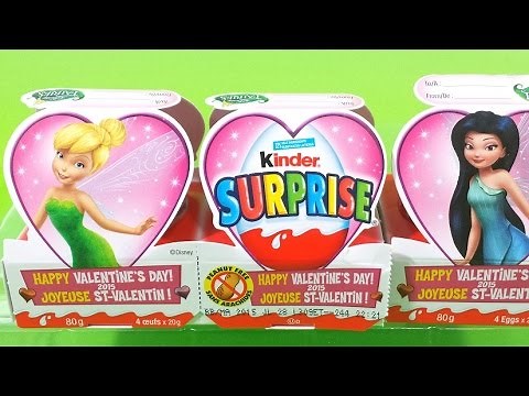 Kinder Surprise eggs Disney Fairies unbox Tinkerbell friends Limited edition