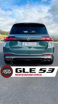 New GLE 53 AMG Sound: New Loud 6 cylinder! 💨💥